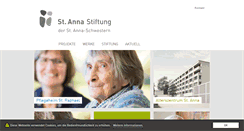 Desktop Screenshot of annastiftung.ch